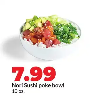 Hy-Vee Nori Sushi poke bowl offer
