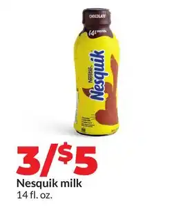 Hy-Vee Nesquik milk offer