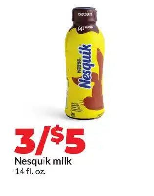 Hy-Vee Nesquik milk offer