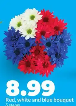 Hy-Vee Red, white and blue bouquet offer