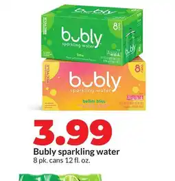 Hy-Vee Bubly sparkling water offer