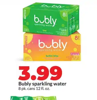Hy-Vee Bubly sparkling water offer