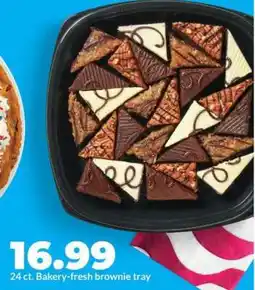 Hy-Vee Bakery fresh brownie tray offer