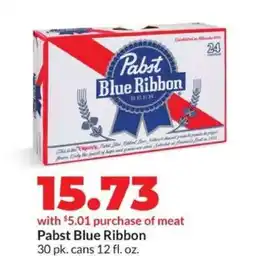 Hy-Vee Pabst Blue Ribbon offer