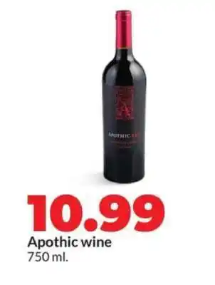 Hy-Vee Apothic Wine offer