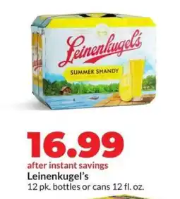 Hy-Vee Leinenkugel's offer