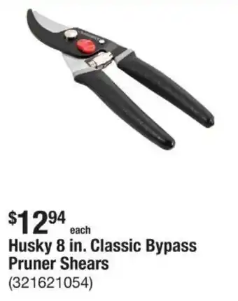 The Home Depot Husky 8 in. Classic Bypass Pruner Shears offer