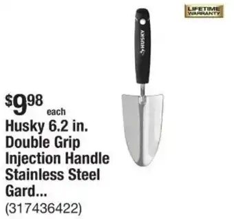 The Home Depot Husky 6.2 in. Double Grip Injection Handle Stainless Steel offer