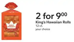 Publix King's Hawaiian Rolls offer