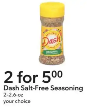 Publix Dash Salt-Free Seasoning offer