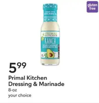 Publix Primal kitchen dressing & marinade offer