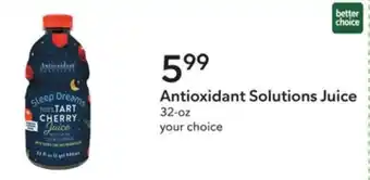 Publix Antioxidant solutions juice offer
