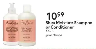 Publix Shea moisture shampoo or conditioner offer