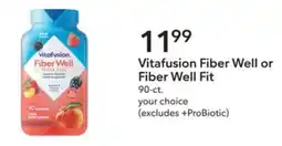 Publix Vitafusion fiber well or fiber well fit offer
