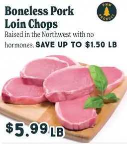 Market of Choice Boneless pork loin chops offer