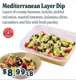 Market of Choice Mediterranean layer dip offer