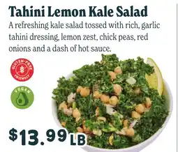 Market of Choice Tahini lemon kale salad offer