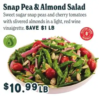Market of Choice Snap pea & almond salad offer