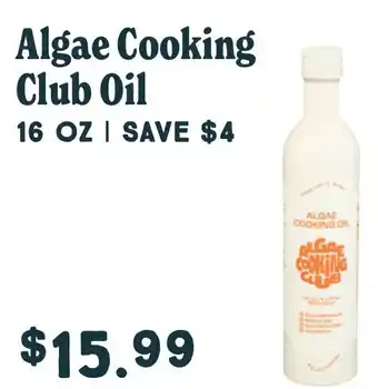 Market of Choice Algae cooking club oil offer