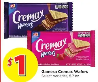 Food 4 Less Gamesa Cremax Wafers offer