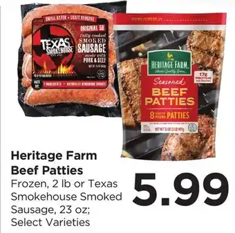 Food 4 Less Heritage Farm Beef Patties offer