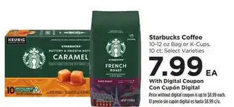 Food 4 Less Starbucks Coffee offer