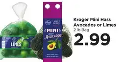 Food 4 Less Kroger Mini Hass Avocados or Limes offer