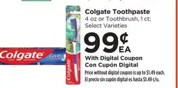 Food 4 Less Colgate Toothpaste offer
