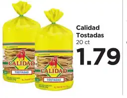 Food 4 Less Calidad Tostadas offer