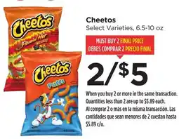 Food 4 Less Cheetos offer
