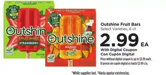 Food 4 Less Outshine Fruit Bars offer