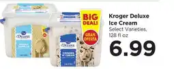 Food 4 Less Kroger Deluxe Ice Cream offer