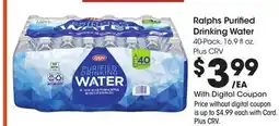 Ralphs Ralphs Purified Drinking Water offer