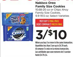 Food 4 Less Nabisco Oreo Family Size Cookies offer