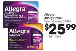 Ralphs Allegra Allergy Relief offer