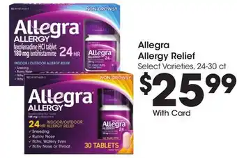 Ralphs Allegra Allergy Relief offer