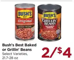 Food 4 Less Bush's Best Baked or Grillin' Beans offer