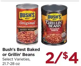 Food 4 Less Bush's Best Baked or Grillin' Beans offer