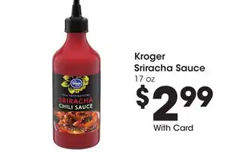 Ralphs Kroger Sriracha Sauce offer