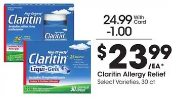 Ralphs Claritin Allergy Relief offer