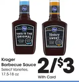 Ralphs Kroger Barbecue Sauce offer