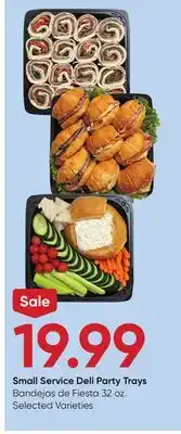Stater Bros Small Service Deli Party Trays offer