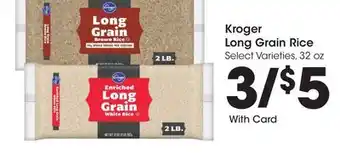 Ralphs Kroger Long Grain Rice offer