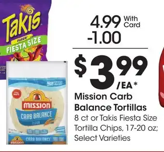 Ralphs Mission Carb Balance Tortillas offer