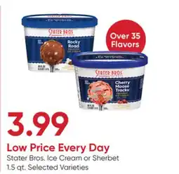 Stater Bros Stater Bros. Ice Cream or Sherbet offer