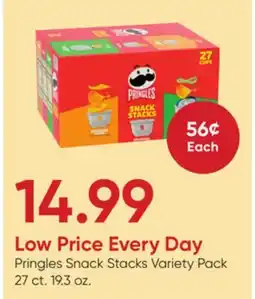 Stater Bros Pringles Snack Stacks Variety Pack offer