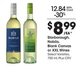 Ralphs Starborough, Nobilo, Blank Canvas or XXL Wines offer