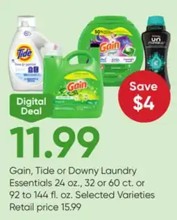Stater Bros Gain, Tide or Downy Laundry Essentials offer