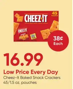 Stater Bros Cheez-It Baked Snack Crackers offer