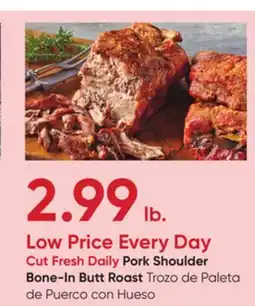 Stater Bros Pork Shoulder Bone-In Butt Roast offer